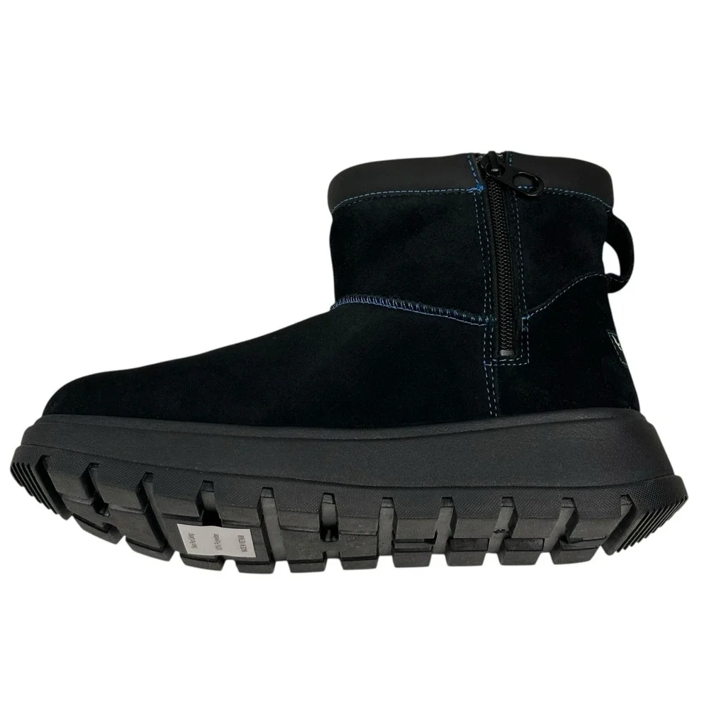 Koolaburra by UGG Koola Mini Hybrid Waterproof Black Suede Boots Womens 7 New